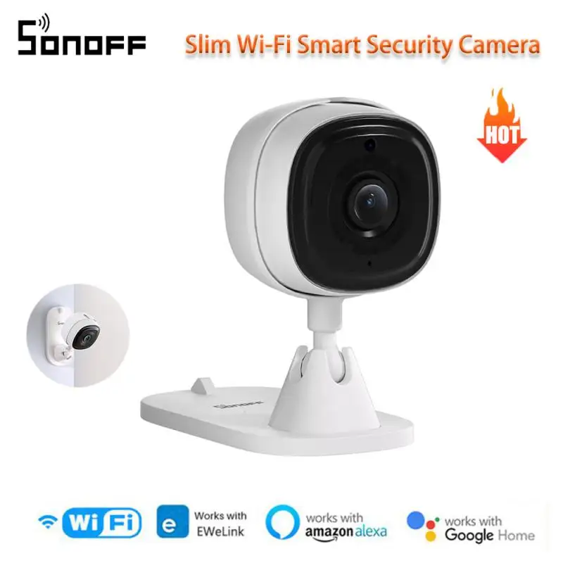

Смарт-камера видеонаблюдения SONOFF Slim с поддержкой Wi-Fi, 1080P