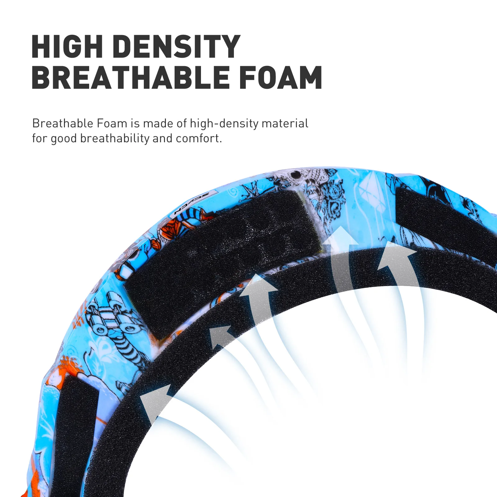 SCVCN Motocross Eyewear Windproof Sunglasses Glasses Motorcycle Man ATV Mask Skiing Cycling Snowmobile Off-Road Snow Goggles