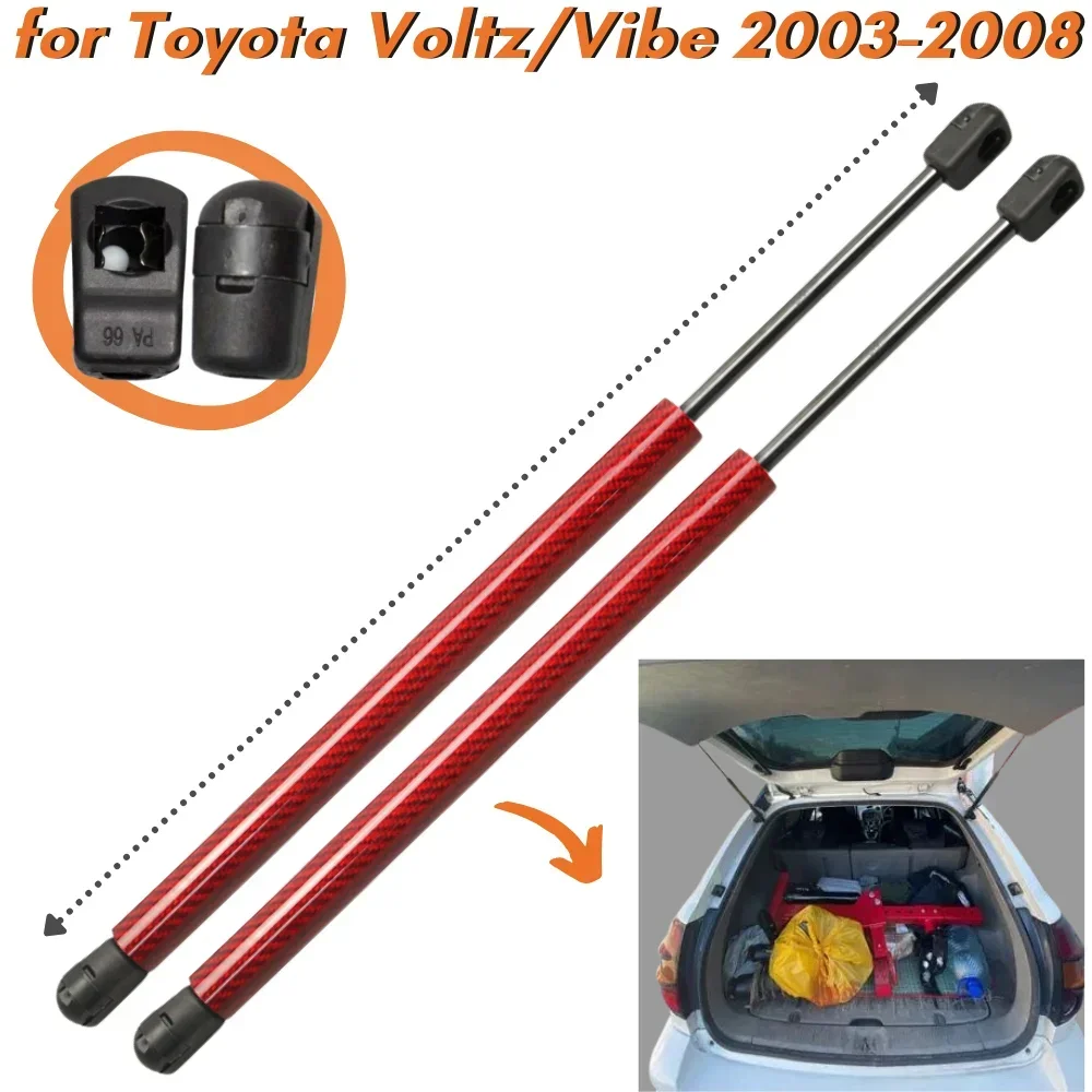 

Qty(2) Trunk Struts for Toyota Voltz for Pontiac Vibe Hatchback 2003-2008 Rear Tailgate Boot Lift Supports Gas Springs Shocks