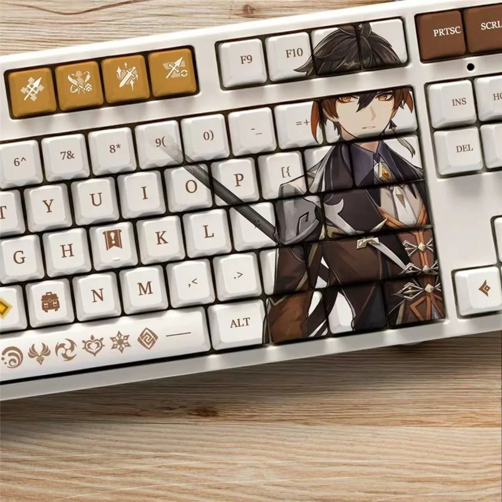 anime keycap teclado mecânico para cereja mx
