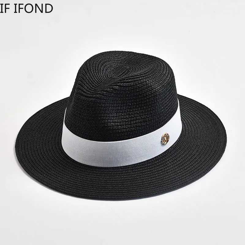 Straw Hats for Women Men Panama Travel Beach Sun Hat