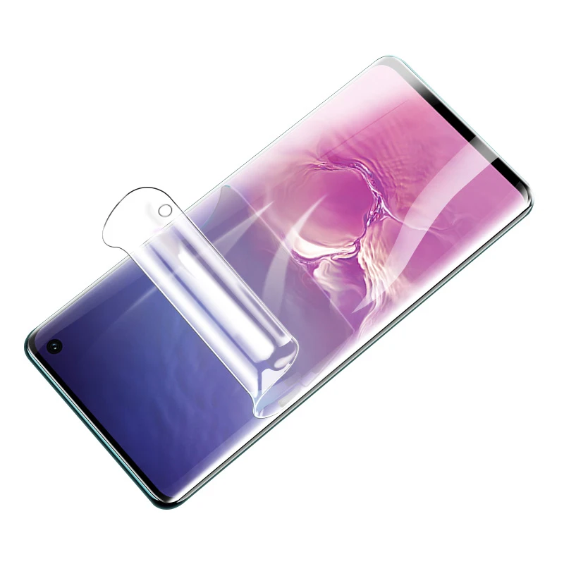 4PCS 하이드로 겔 필름 화면 보호기 삼성 갤럭시 S10 S20 S9 S21 S22 S23 Plus Ultra FE Note 20 8 9 10 화면 보호 필름
