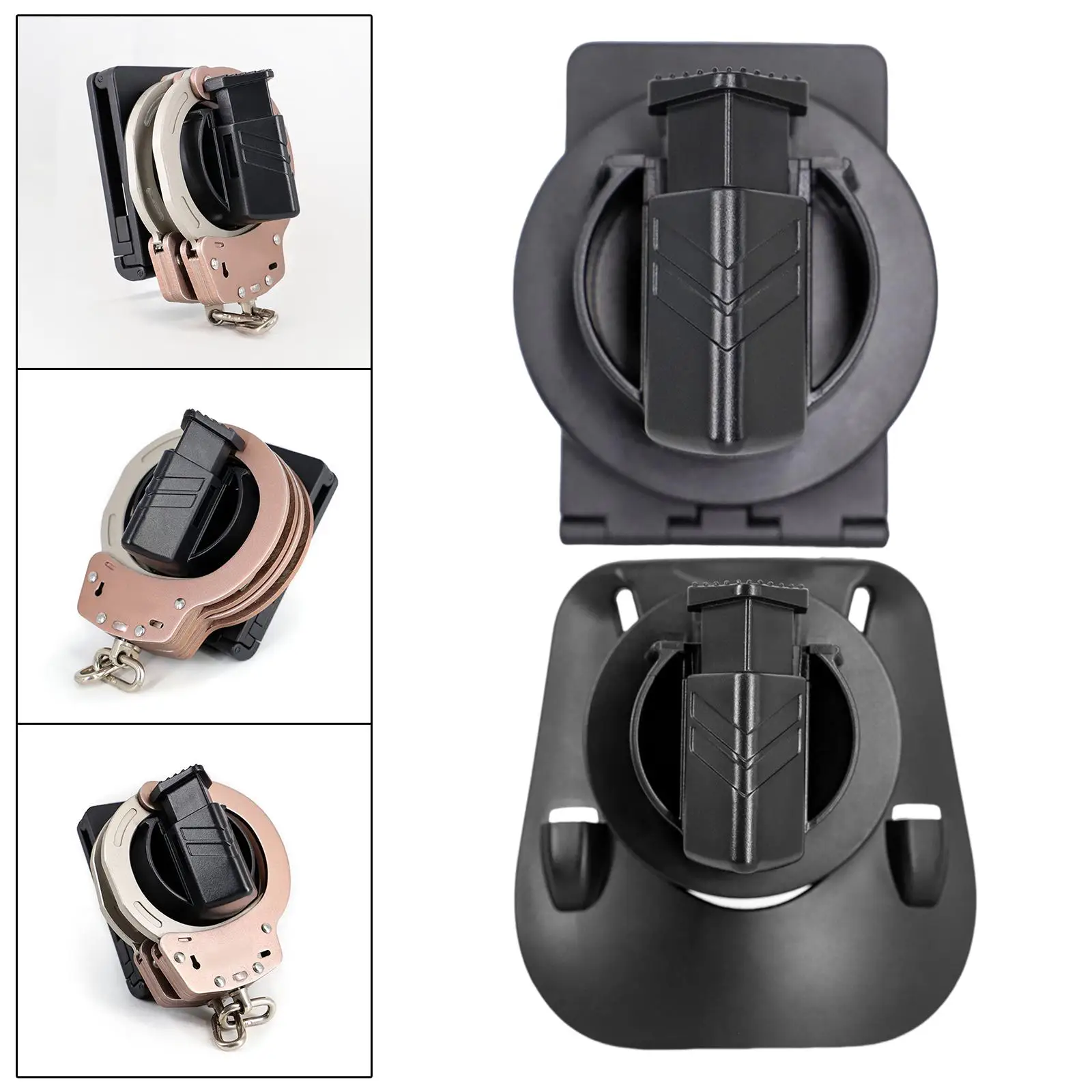 Handcuff Cover Belt Hanging Quick Release Practical Photo Props Storage Handcuff 4