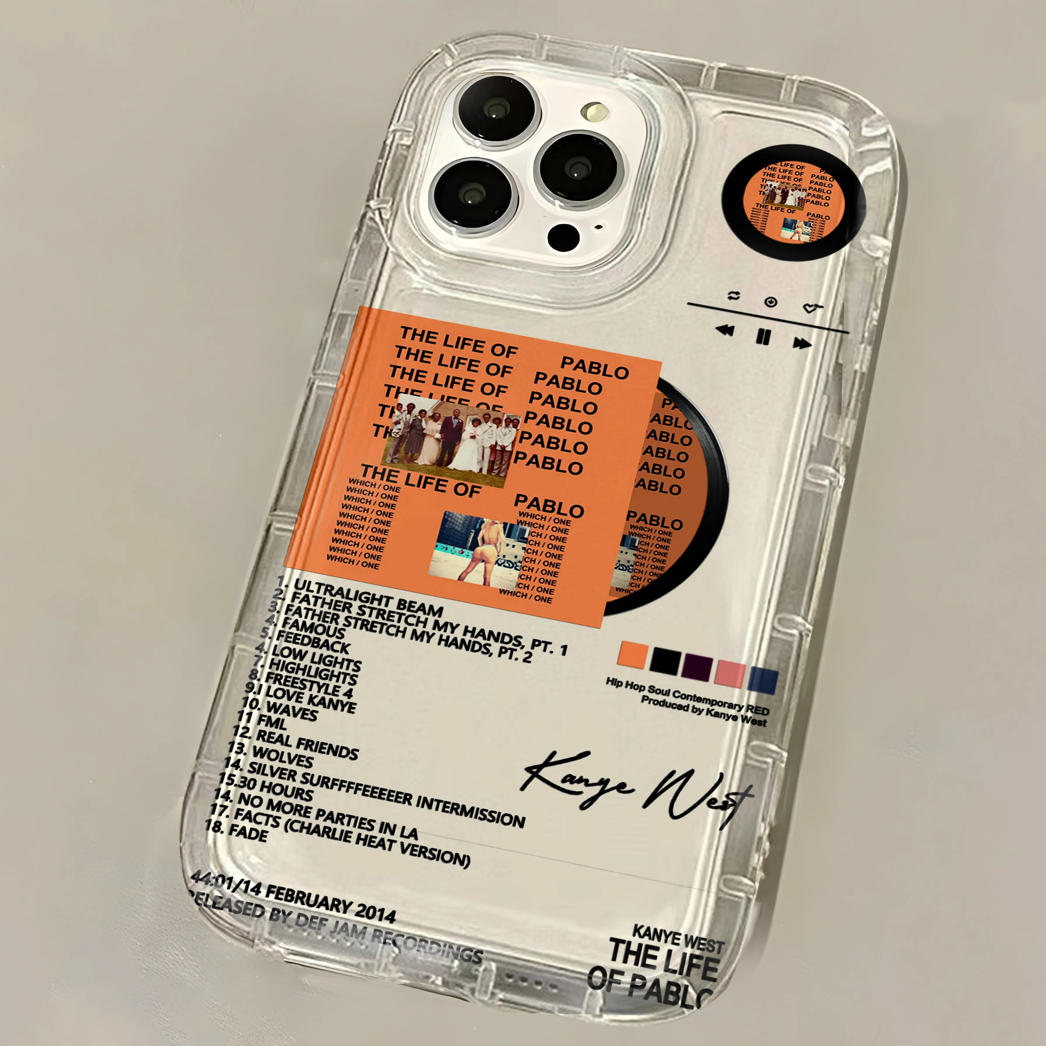 Kanye West Album Art Shockproof Airbag Phone Case