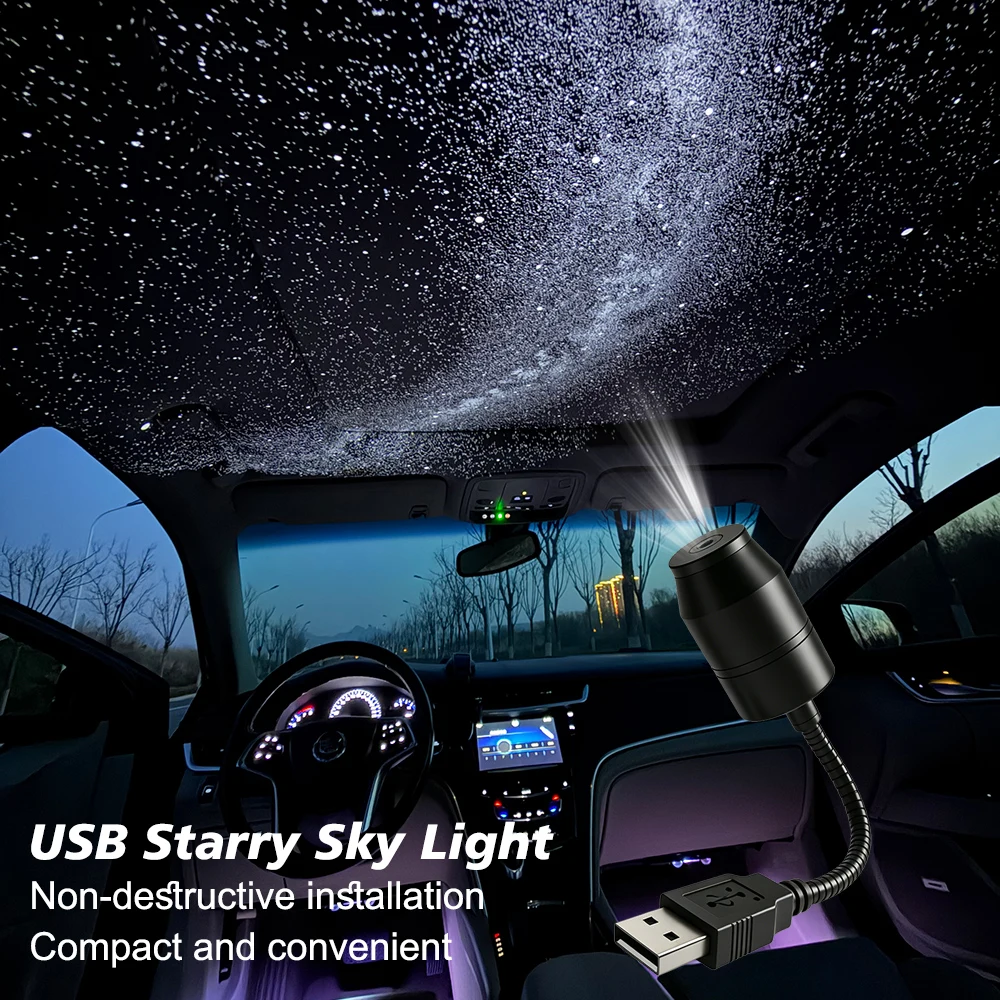 USB LED Starry Night Atmosphere Projector