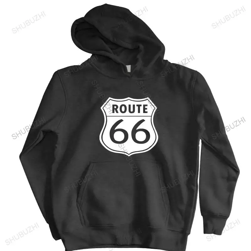 Felpa In Cotone Felpe Con Cappuccio Maschili Route 66 Zipper Us Road Drive Historic Get Your Kicks Road Trip Classic Retro Men Winter Zipper