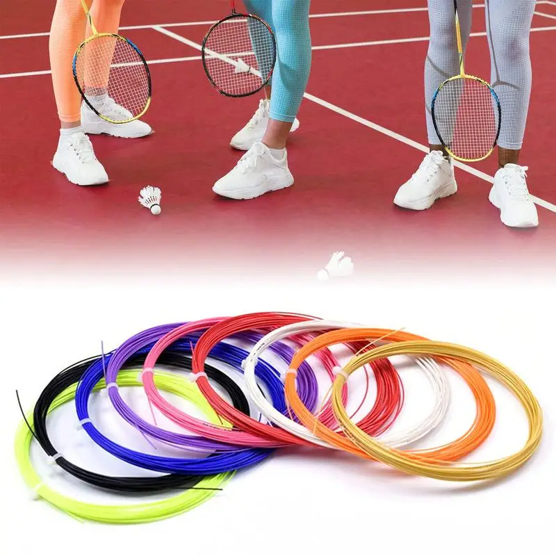 Badminton String BG65 Racquet String Reel Durable Badminton String Reel Racket String For Sports Training Replacement Accessory