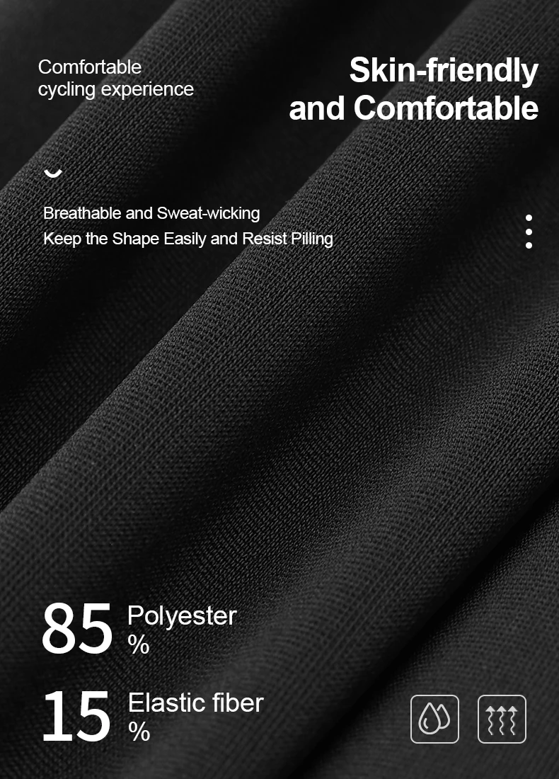 INBIKE Sommer-Reitanzug für Herren, schnell trocknend, Radfahren, kurzärmelig, atmungsaktiv, Trägerhose, Outdoor-Highway-Reittrikot-Set – Detail 20
