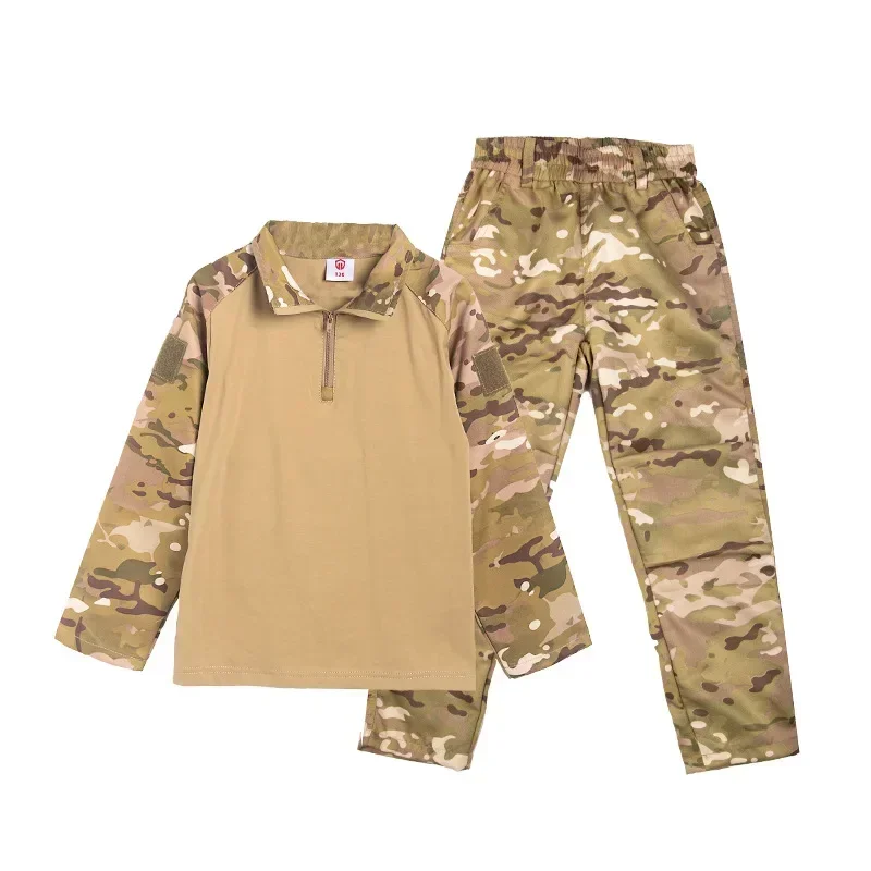 Children\'s Camouflage Suit Summer Frog Camp Training Suit Primary School Kindergarten Military Training Clothes