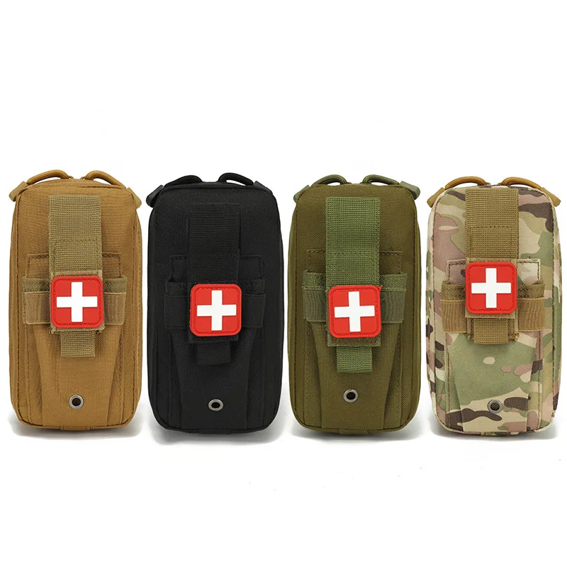 Tactical MOLLE Medical EDC Pouch Outdoor EMT First Aid Kit Pouch IFAK Trauma Hunting Emergency Survival Bag Military Tool Pack