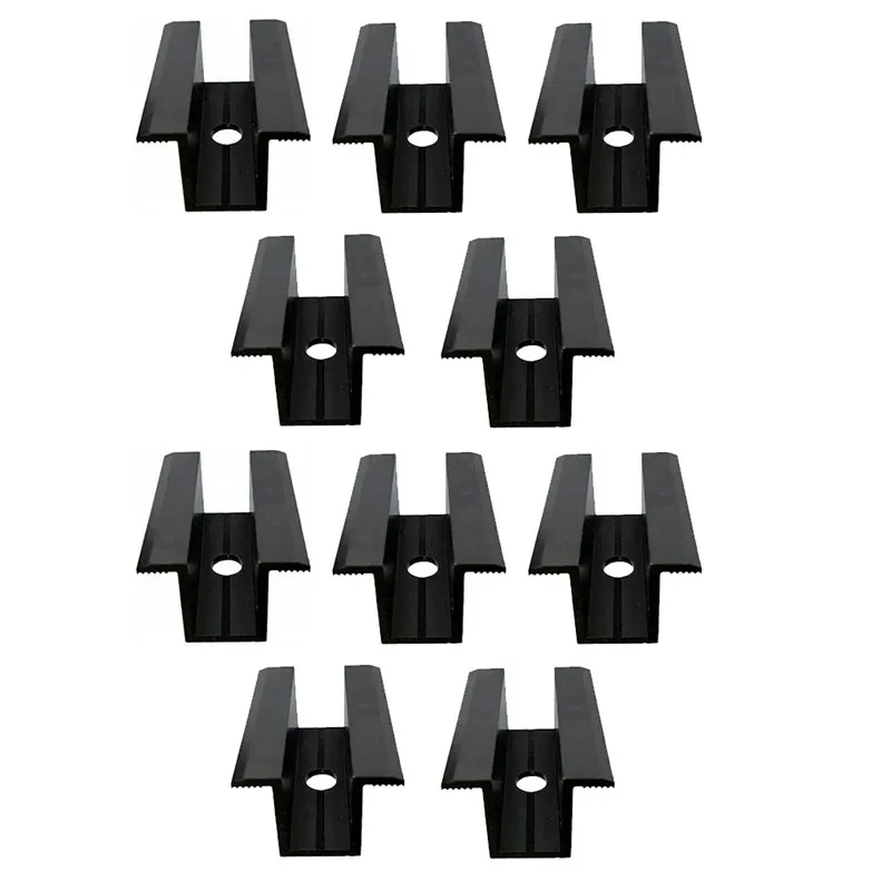 4/6/8pcs PV Solar Panels Centre Clamp Module Clamp Solar Mid Clamps Bracket All Frame Heights Panels Roof