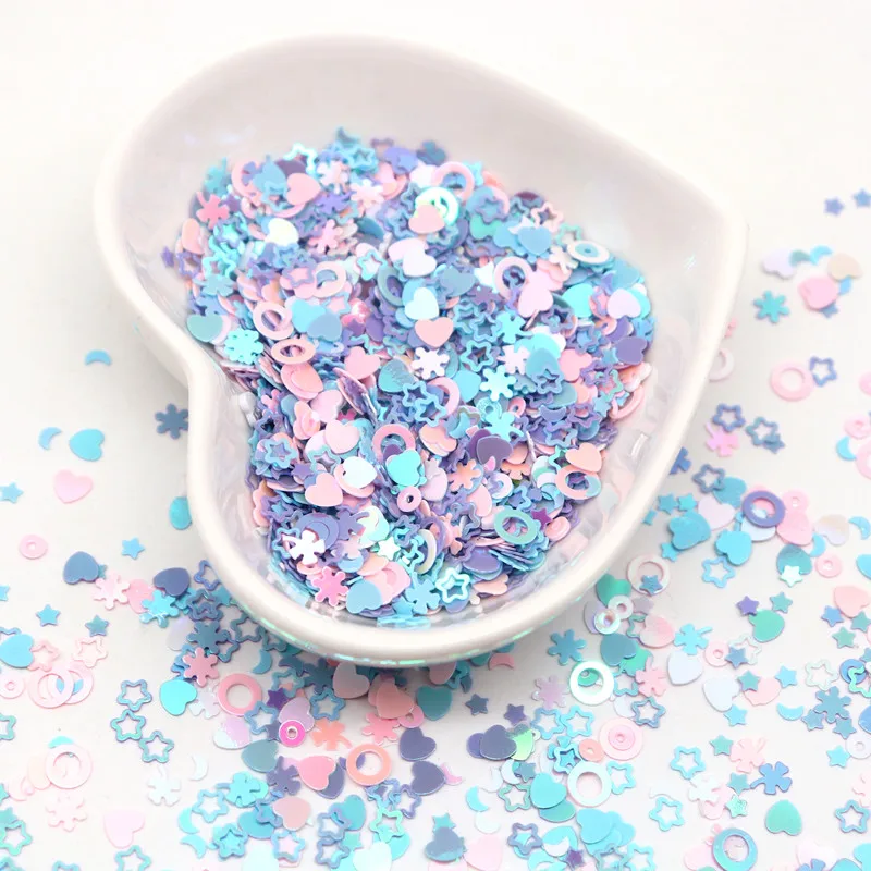 Mix Nail Sequin Shell Star Snowflake Shaped Sequins Paillettes for Diy Craft Material Nail Art Garment Handmade Accessories