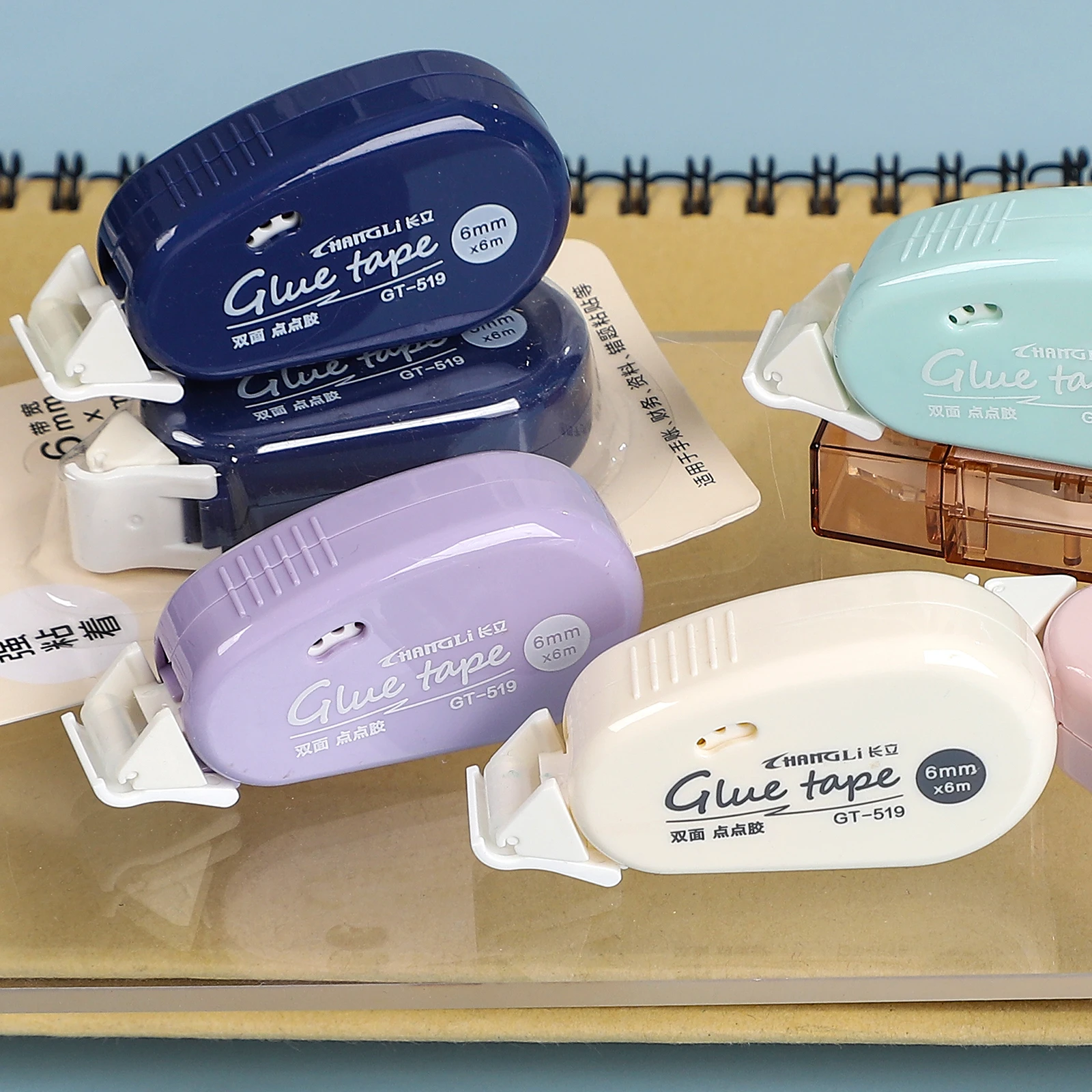 2 개/대 양면 투명 도트 접착제 크리 에이 티브 DIY 저널 재료 학생 용품 문구