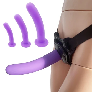Strap On Realistic Dildo Pants Silicone Anal Plug Strapon Harness Dildo Panties Adult Game Sex Toy For Woman Lesbian 3