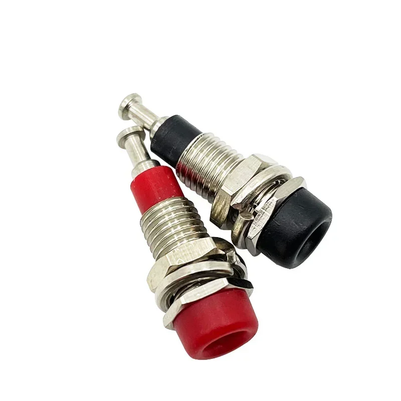 20pcs 2mm Banana Socket Nut Binding Post Banana Plug Jack Terminal Test Hole DIY Parts Electrical Connector