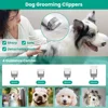 INSE P20 Pet Grooming Kit & Vacuum Suction 99% Pet Hair, Professional Grooming Clippers with 5 Grooming Tools for Dogs Cats and 3