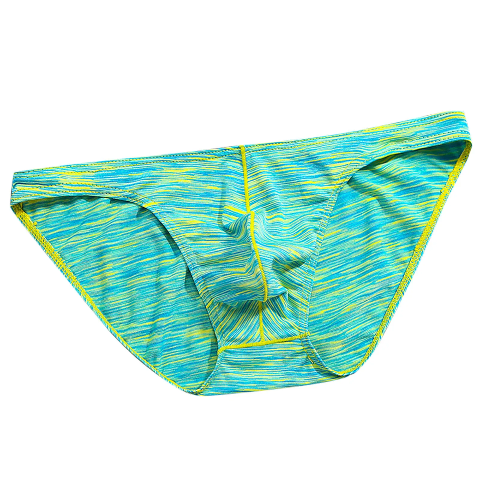 Description Picture 6 of itemMen's Triangle Boxer Shorts Funny Sexy Comfortable Breathable Shiny Underwear Summer U Convex Pouch Male Panties мужские трусы