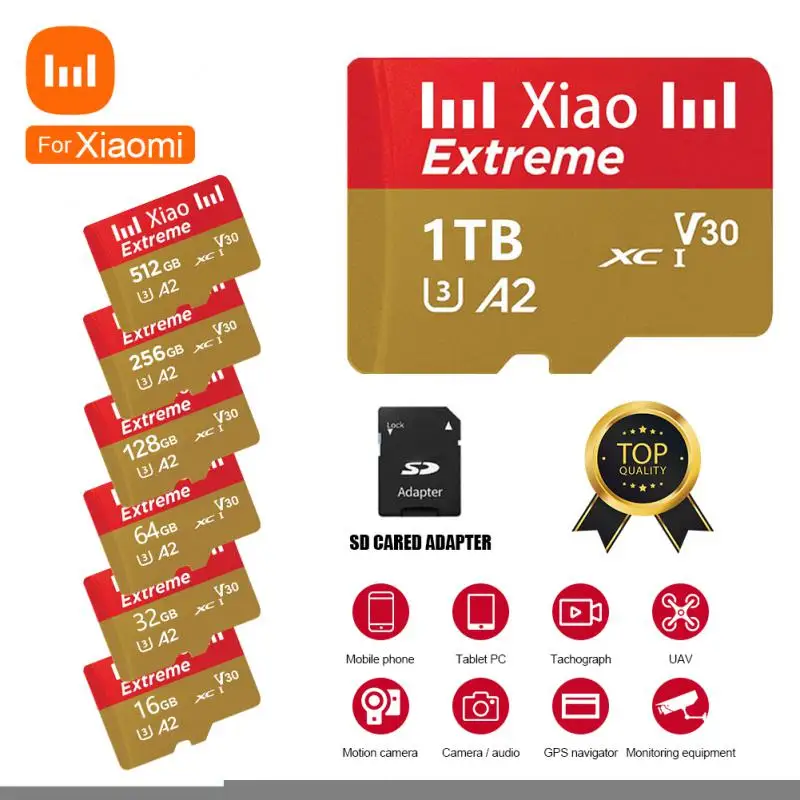 Scheda Di Memoria 512Gb 256Gb 128Gb 64Gb 32 Gb 16Gb 8Gb Flash Ad Alta Velocità Tf Sd Card 512 256 64 32 Gb Micro Tf Sd Flash Card