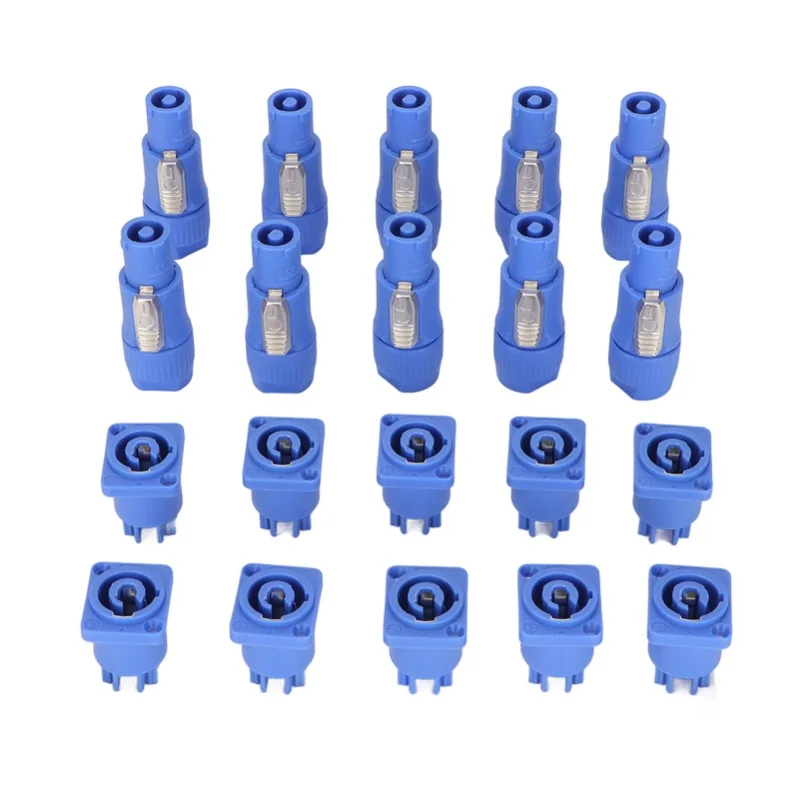 10 세트 3 핀 전원 커넥터 LED 대형 스크린 스피커 250V 20A 용 전문 무..