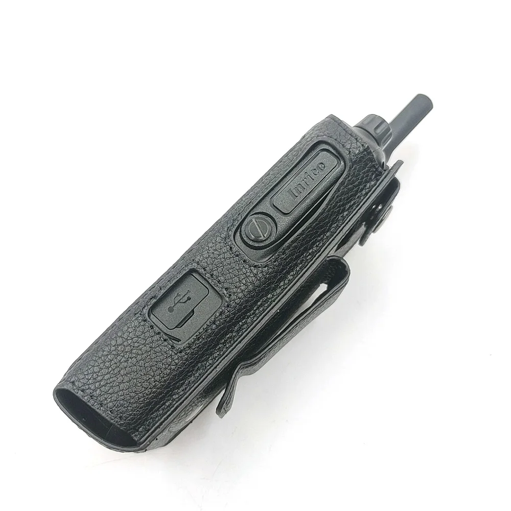 LC-T320 Soft Leather Bags fit for 4G Network Radio Inrico T320 A420S T298S Mobil