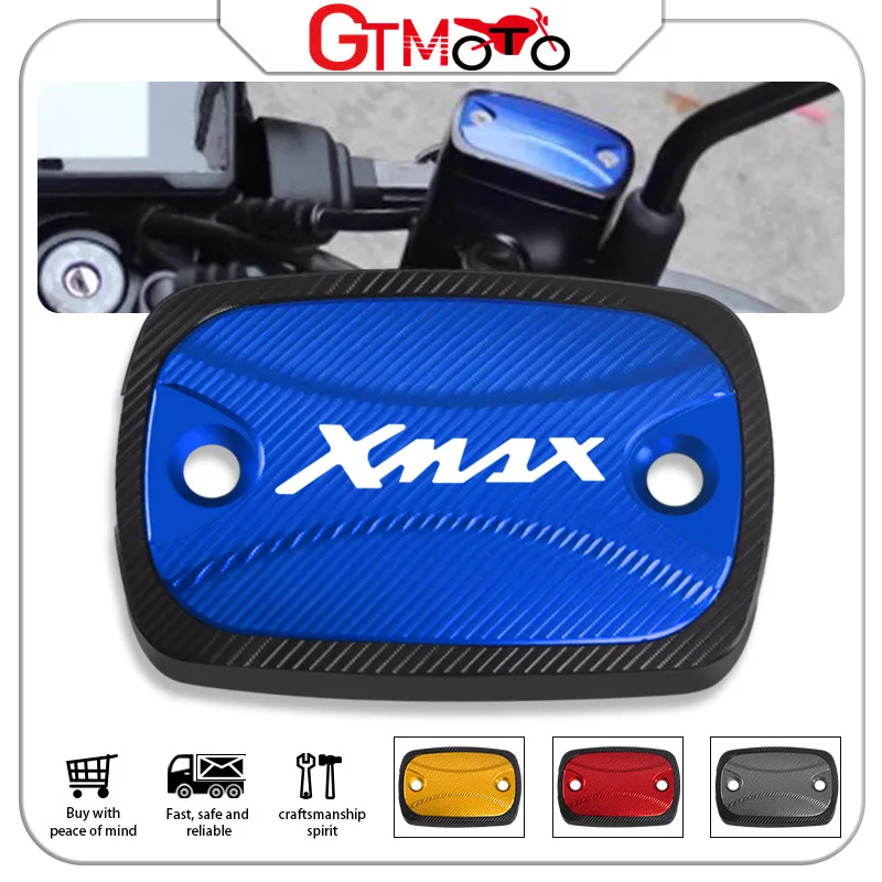 

Motorcycle Front Brake Fluid Reservoir Cap Oil Tank Cover Oil Filler Cap For YAMAHA XMAX 250 300 XMAX250 XMAX300 2017-2022 2023