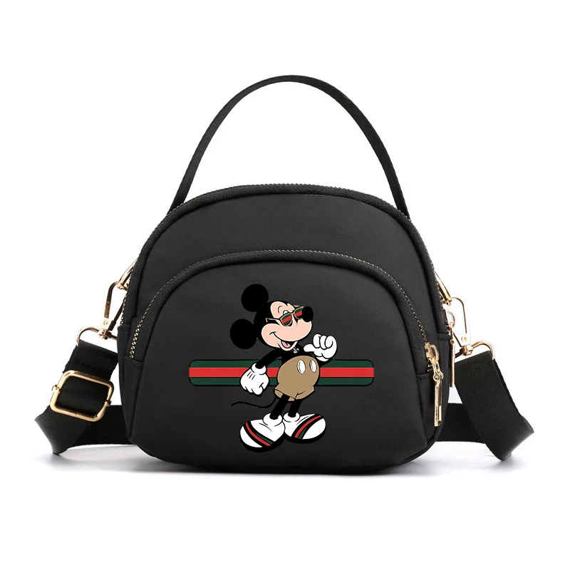 Disney Mickey Mouse Women Crossbody Bags Zipper Mobile Phone