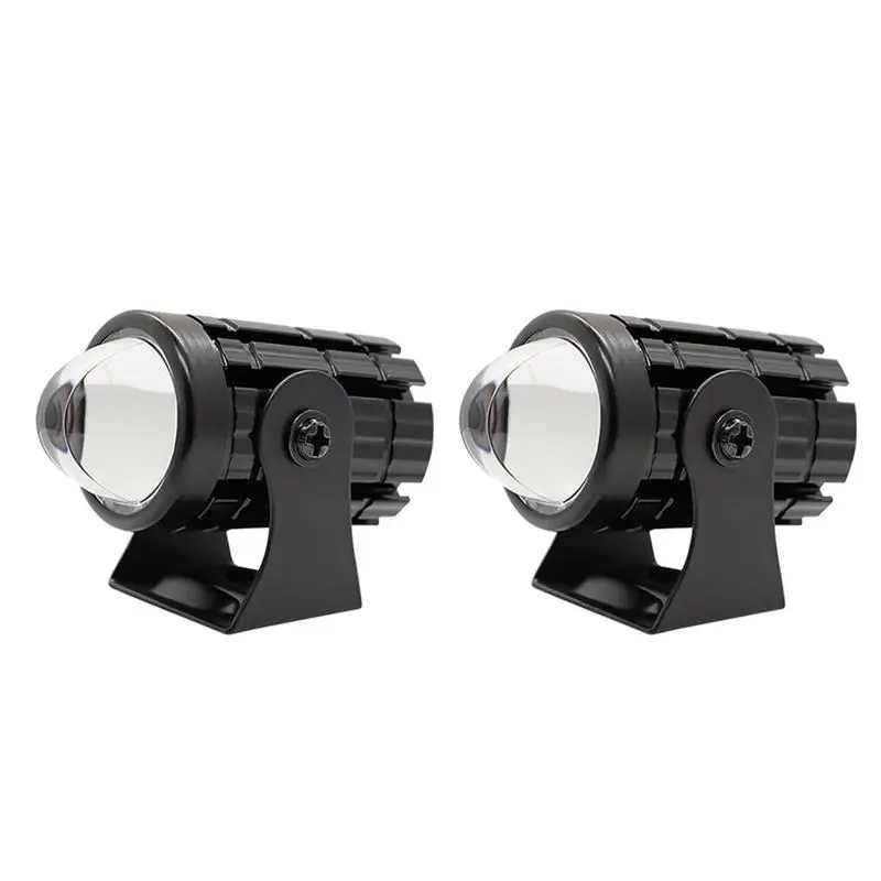 

2 Pieces Motorcycle Auxiliary Lamps Motorcycle Auxiliary Spotlights LED Headlight For Bicycles Trucks Cars Led Pod Lamps With