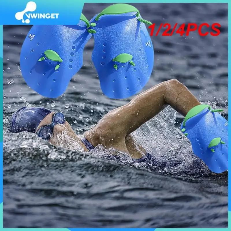 

1/2/4PCS Adult Children Professional Swimming Paddles Girdles Correction Hand Fins Flippers Palm Finger Webbed Gloves Paddle