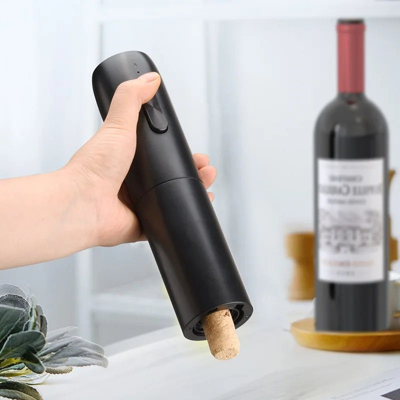 Comprar Abridor de vino eléctrico sin esfuerzo, funciona con pilas,  extracción de corcho fácil y rápida, perfecto para amantes del vino