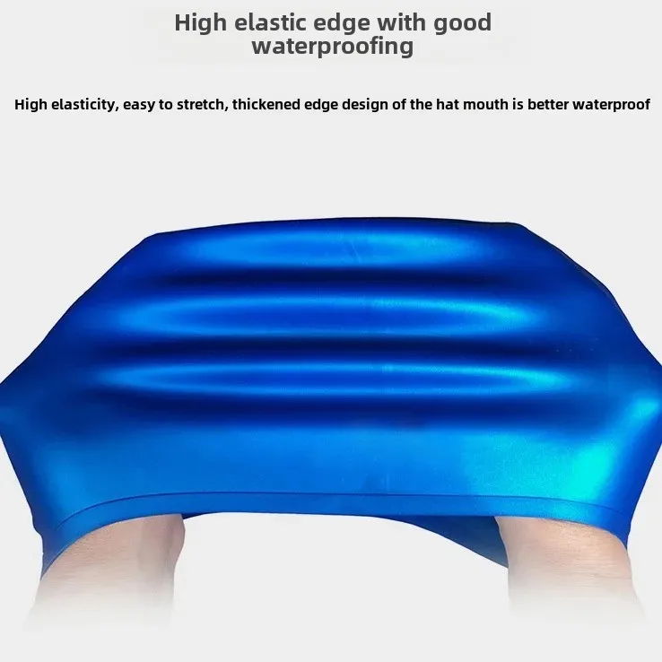 Swimming Cap Adult Children 3D Ear Protection Waterproof