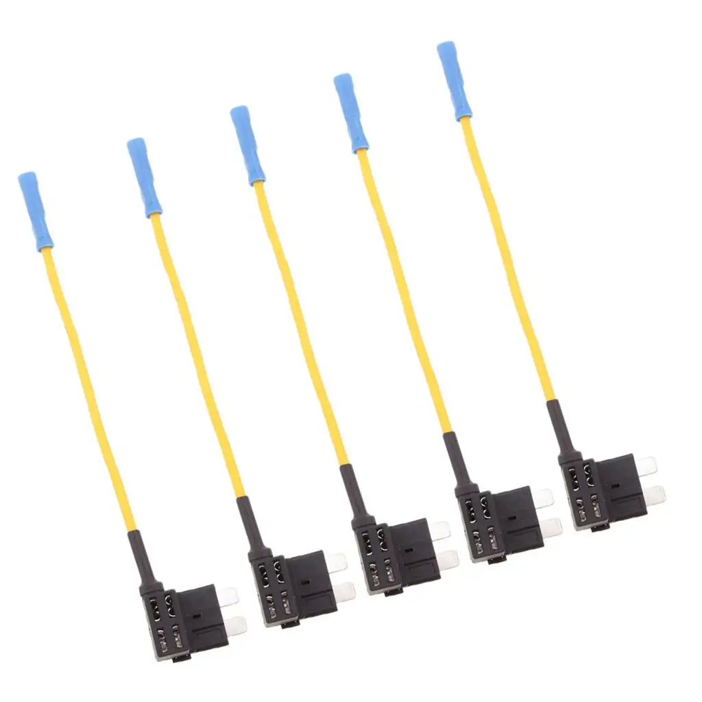 

5pcs ACU ATO/ Tap Holder Wire Electrical Parts Automotive Light