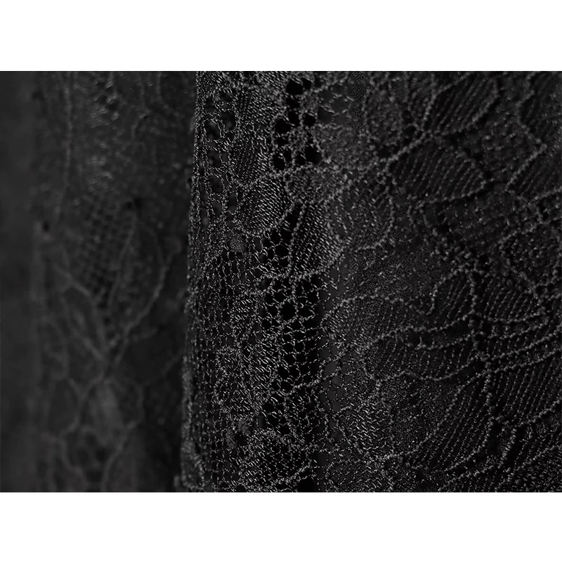 Women Black Lace Midi Skirt Elegant Long Skirts 2026 New Fashion Lady Spring Summer Evening Party Skirts ﻿Mujer