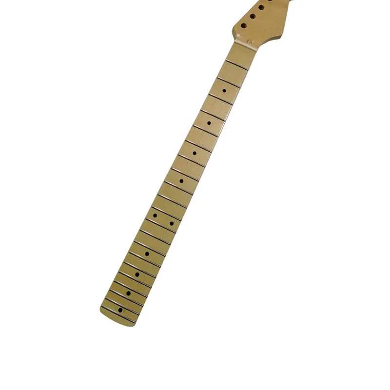 

Disado 21 Frets Wood Color Maple Electric Guitar Neck Maple Fretboard Inlay Dots Guitar Parts Accessories Musical Instrument