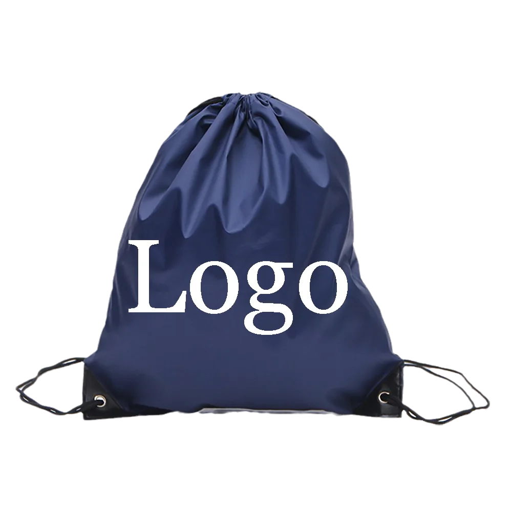 (500pcs/lot) Personalize Customized Logo Sport Drawstring Backpack Bags