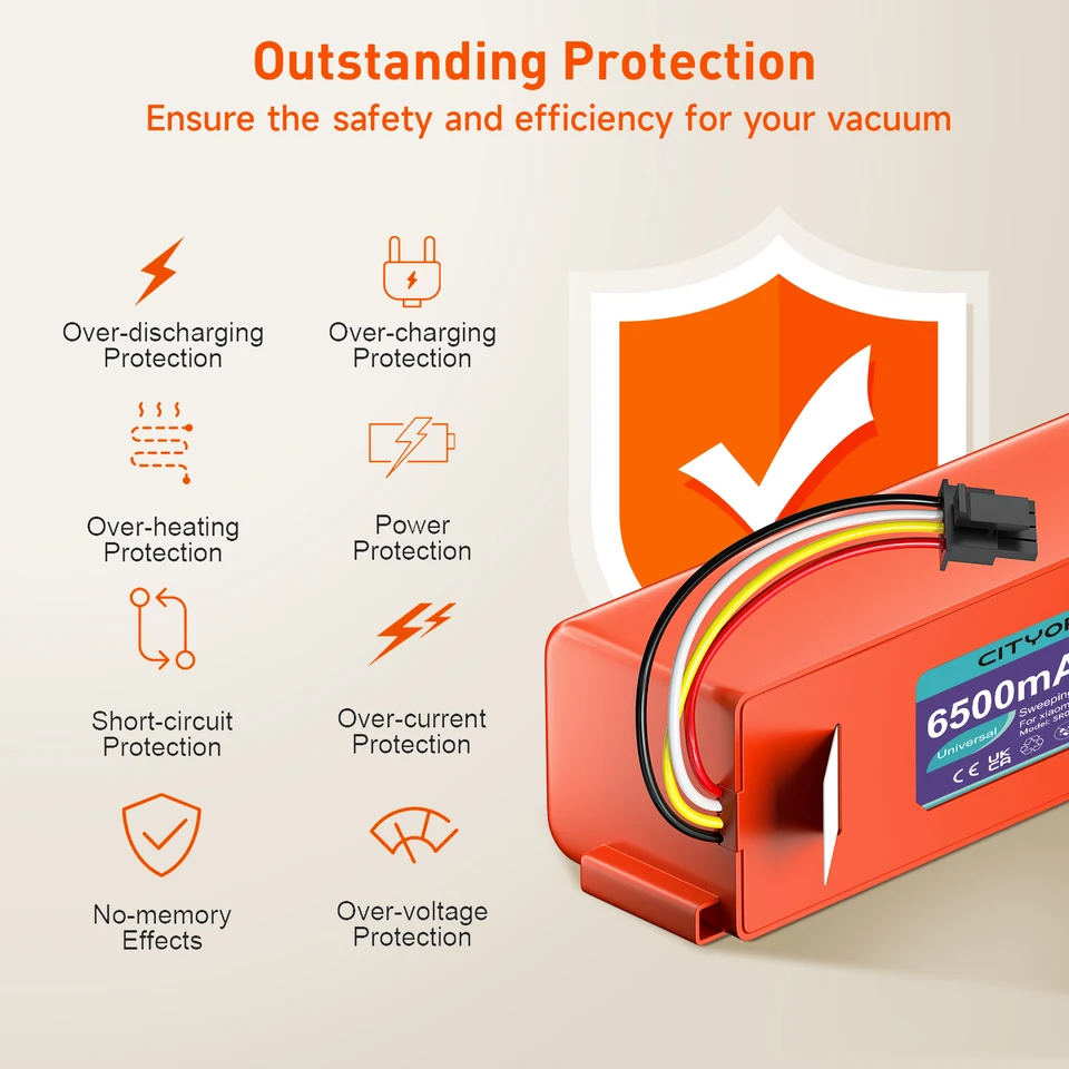Roborock BRR-2P4S-5200D Batteria marcata Cellonic, 5200mAh di capacità