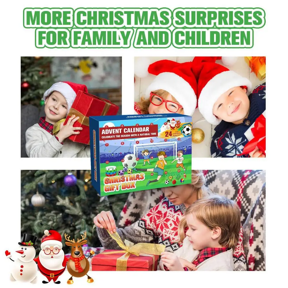 World Cup 2022 Christmas Advent Calendar Football Toys Advent Calendar