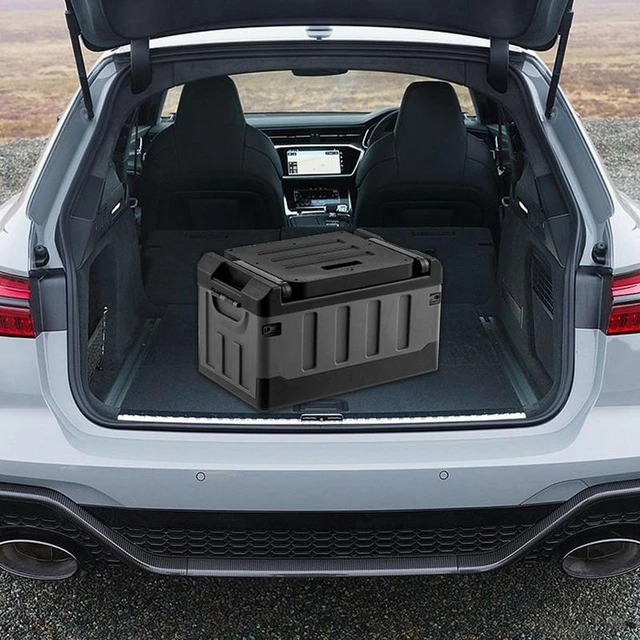 Organisateur de coffre de voiture multi-compartiments, sac de rangement  pliable, durable pour SUV arrière, camionnette, bagages automatiques -  AliExpress