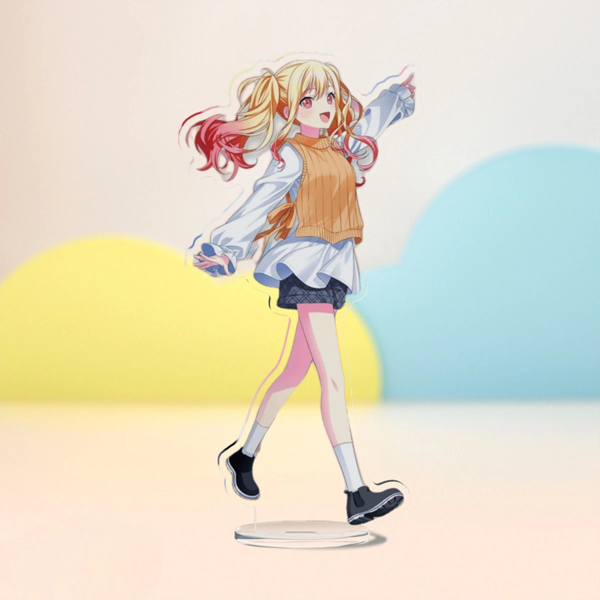 Project Sekai Colorful Stage Plate Desk Decor: Nightcord Collection Ornament Featuring Yoisaki Kanade & Asahina Mafuyu