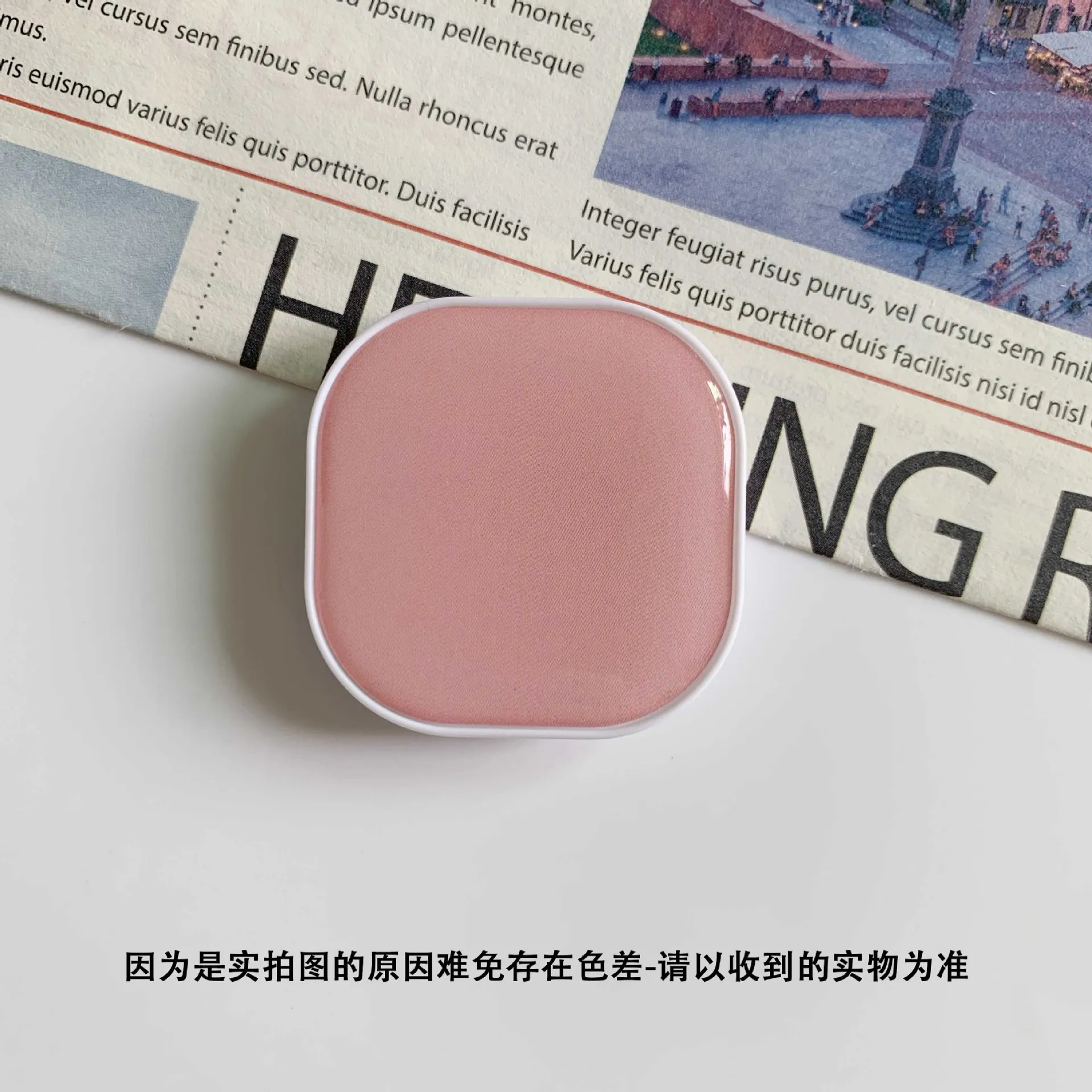 Chic Square Pop-Up Phone Grip and Stand Accessory