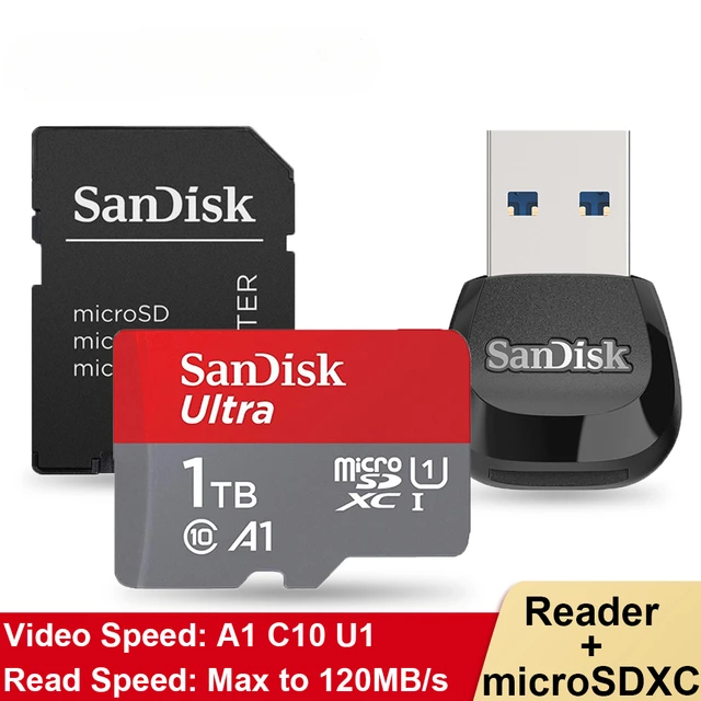 Carte Mémoire SanDisk Ultra Plus MicroSDHC UHS-I 32 Go avec