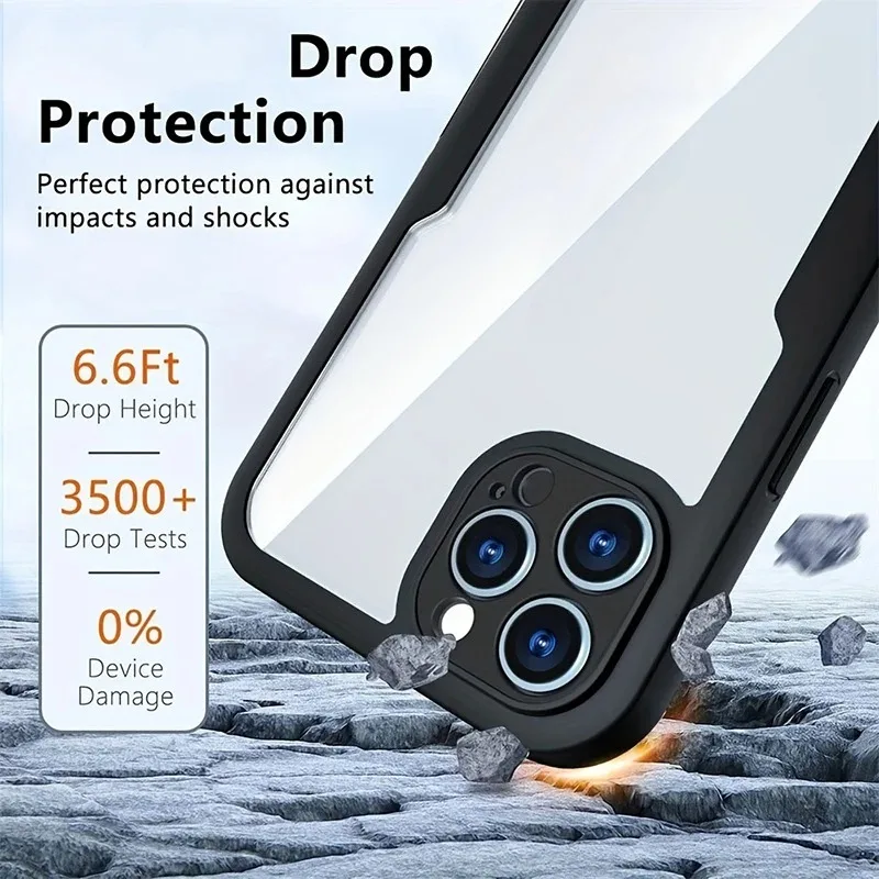 360 Full Cover Shockproof Dust-Proof Case with Screen Protection