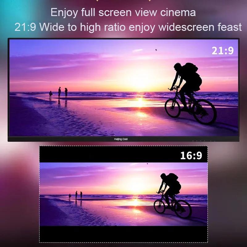 Haijing Cool ̵ ÷ 21:9, WQHD ũž LED ̸ ǻ ȭ, DP, 3440*1440, 34 ġ, 4K, 165Hz , IPS, 144Hz