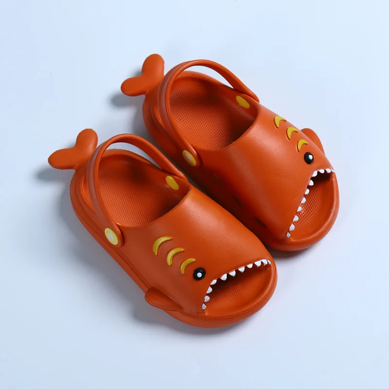 girl princess shoes Baby Shoes Slippers Sandals Cartoon Shark Anti-Slip Summer Toddler Children Boys Girls Kids Soft Sole Shoes sandalia infantil Sandal for girl Children's Shoes