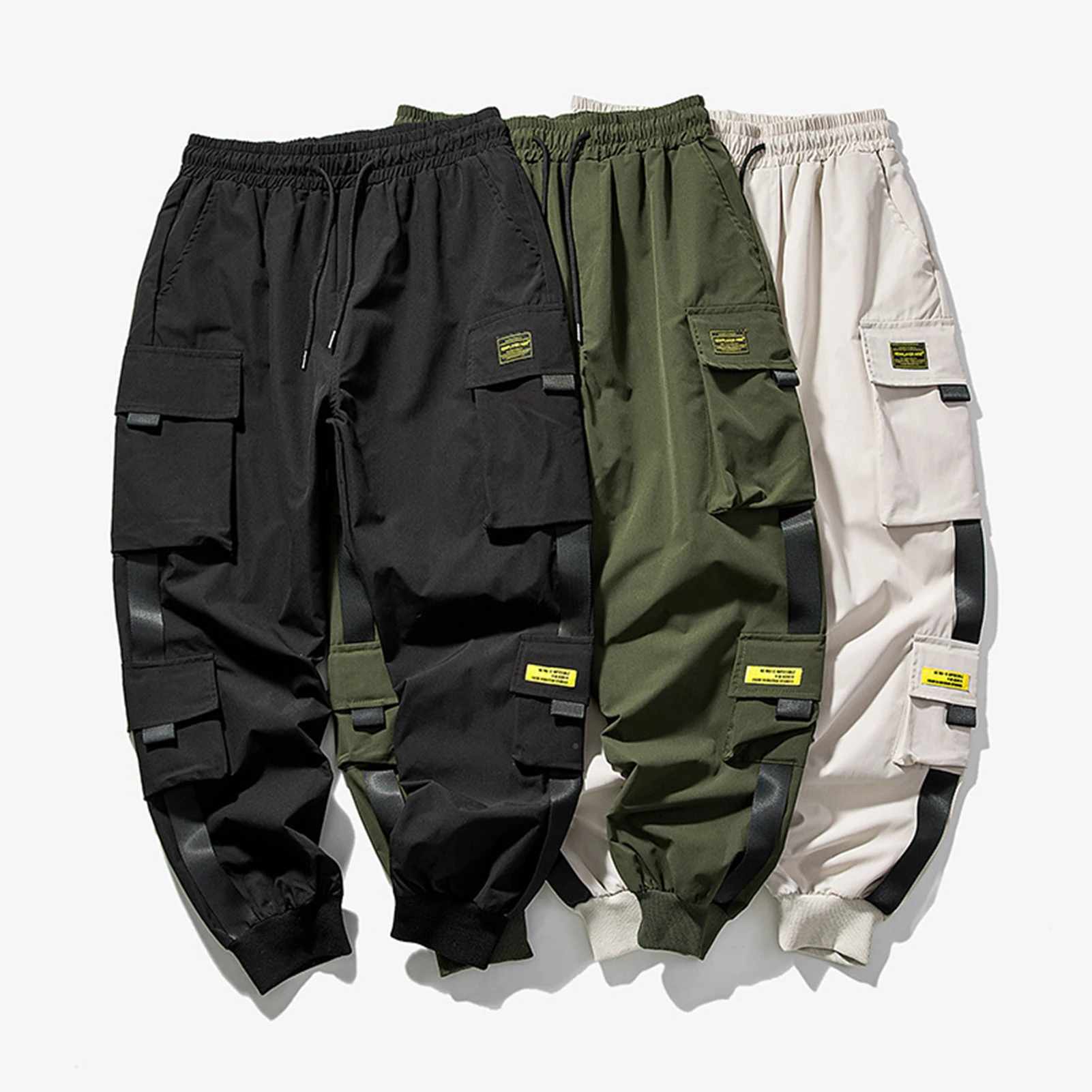 Multi Pocket Drawstring Cargo Pants, Men's Casual Cargo Pants For Summer Autumn  Outdoor