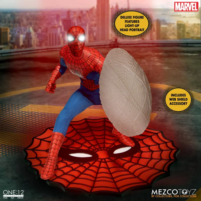 新品未開封　mezco  メズコ　ワン　スパイダーマン　アップグレードスーツ メズコ mezco スパイダーマンセット - メルカリ