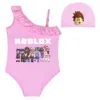 2024 New Game ROBLOX Swimwear European and American Children's Casual One-piece Swimsuit for Small and Medium-sized Children 1