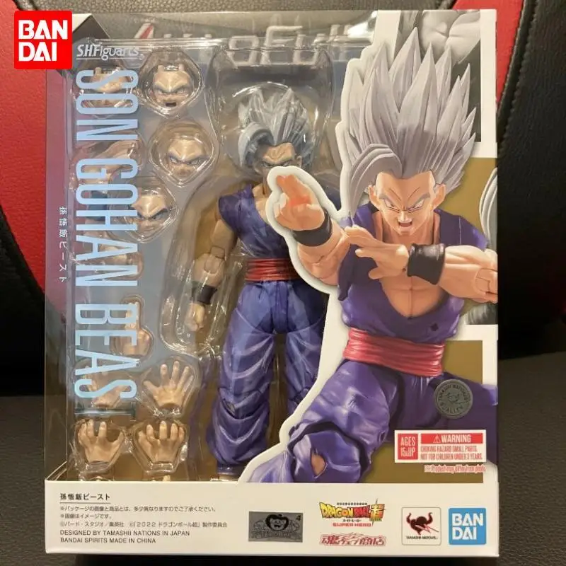 

В наличии Оригинальные BANDAI S.H. Фигуртс Драконий жемчуг Z Сон Гохан чудовище ПВХ 16 см аниме экшн-Коллекционные фигурки модели игрушки