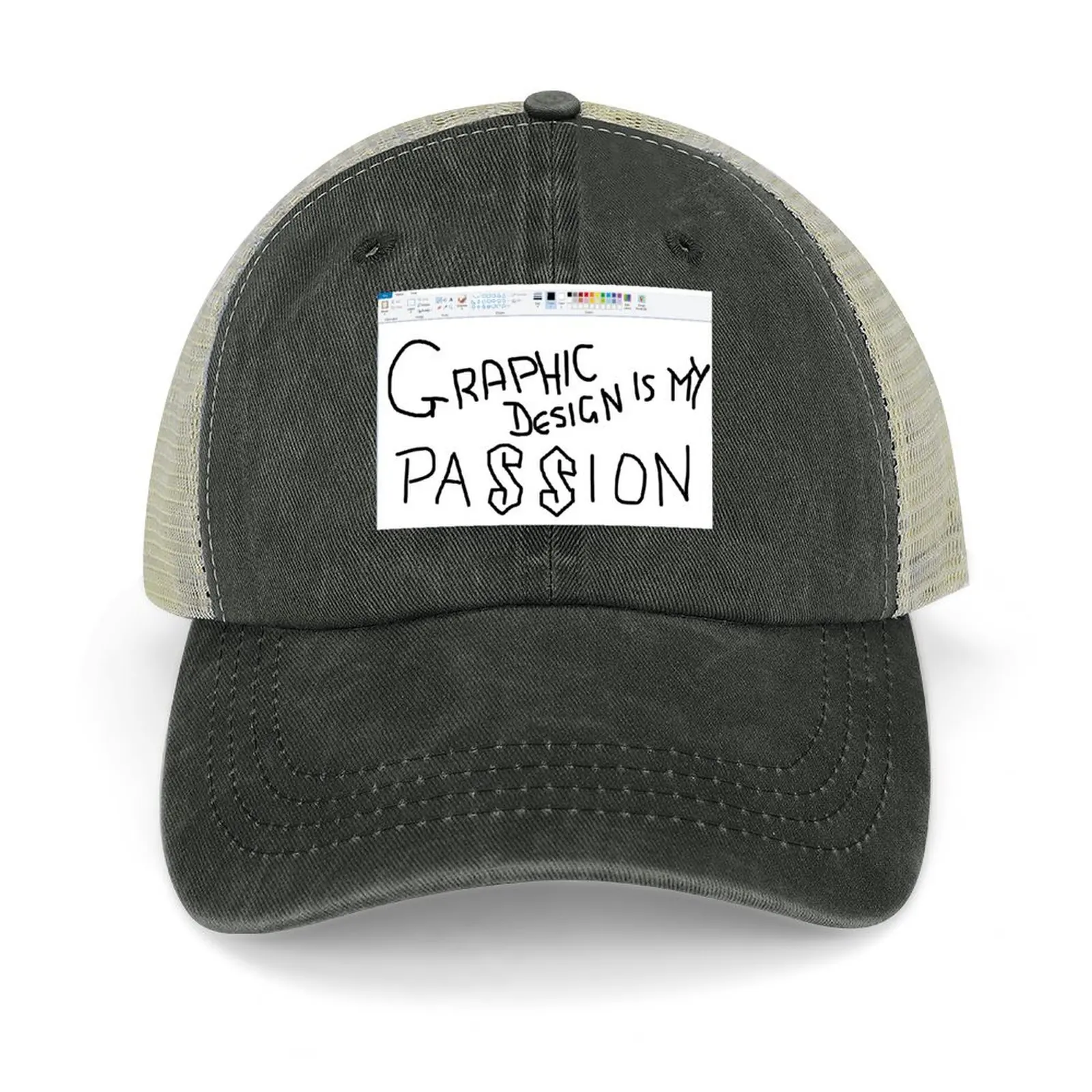 

Graphic design is my passion Cowboy Hat Luxury Cap Hat Baseball Cap Mountaineering Visor Golf Wear Men Women's