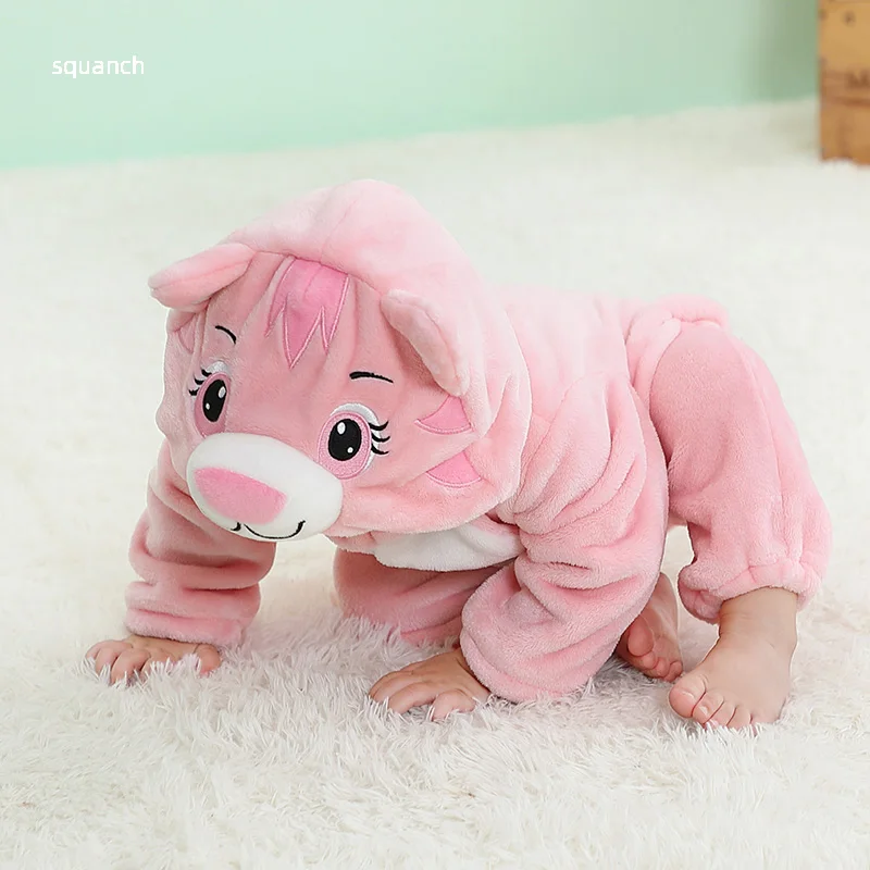Tutine per bambina a righe a maglia tute tuta con cappello e vestiti