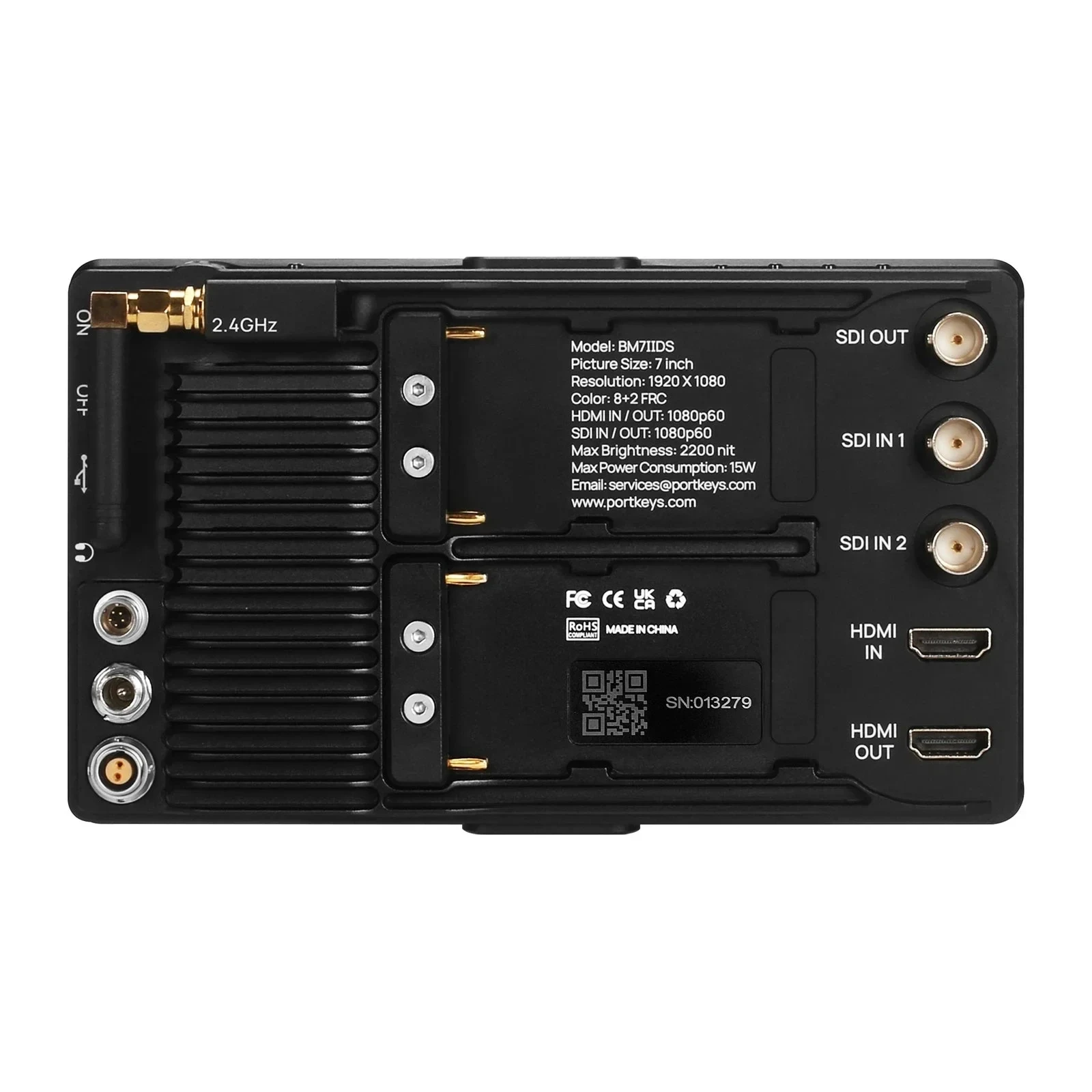 Portkeys BM7 II DSモニター＋バッテリー＋充電器 Portkeys BM7 II DSモニター＋バッテリー＋充電器